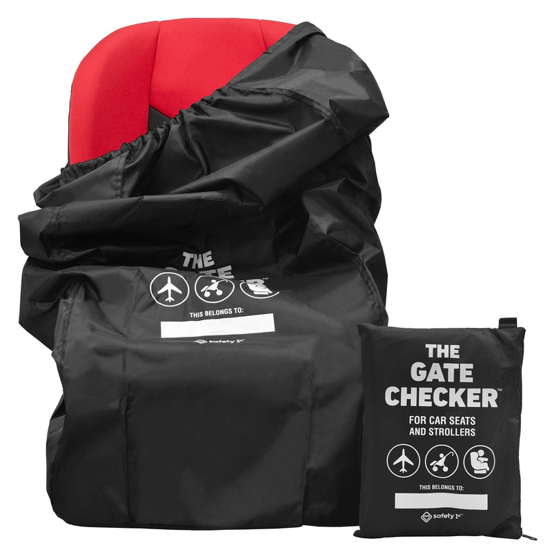 Stroller Gate Heavy-Duty Black Checker Travel Bag with Pouch Q1