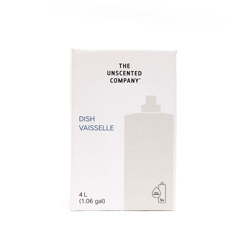 The Unscented Company Liquid Dish Soap, Unscented, 4-L K6