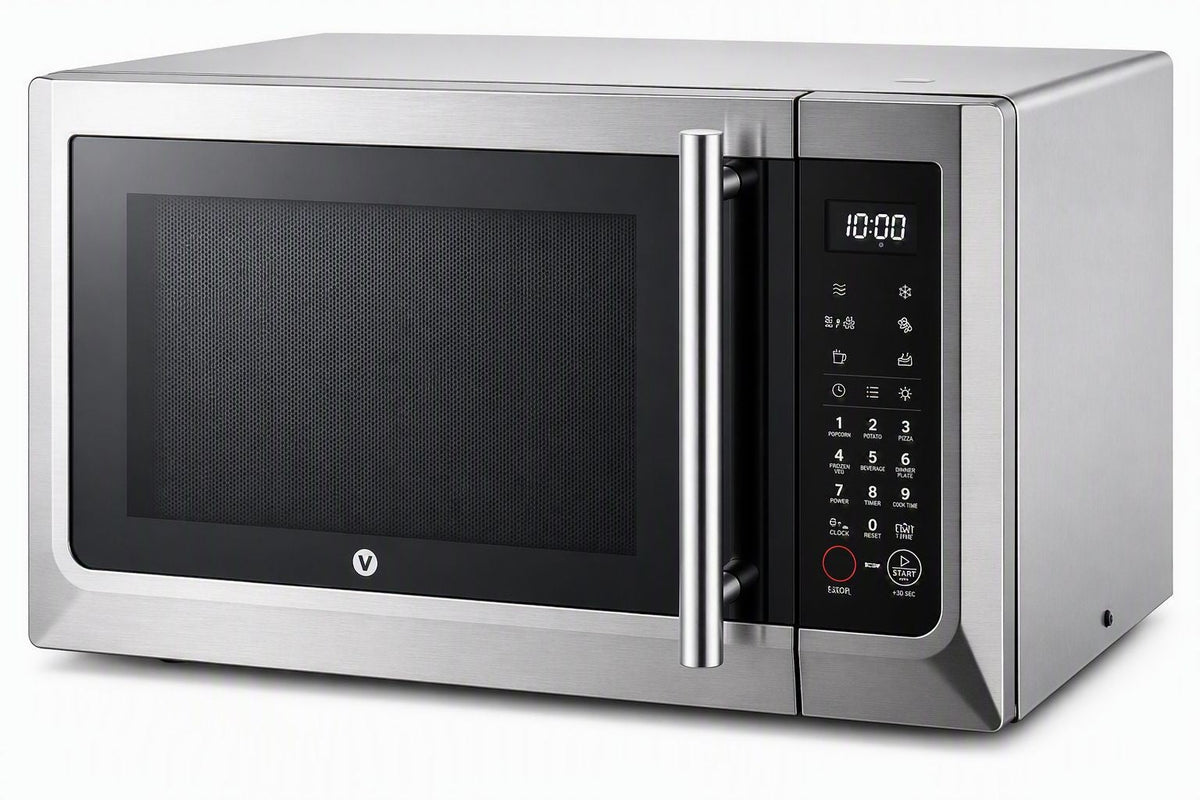 Vida by PADERNO Combination Countertop Microwave Oven with Air Fryer, 1000W, 1.1-cu-ft, Stainless Steel
