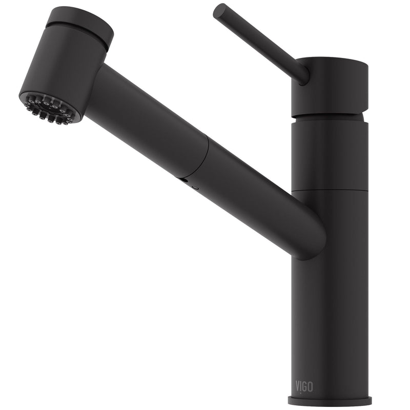 VIGO Branson 9-in Kitchen Faucet, Various Finishes O7