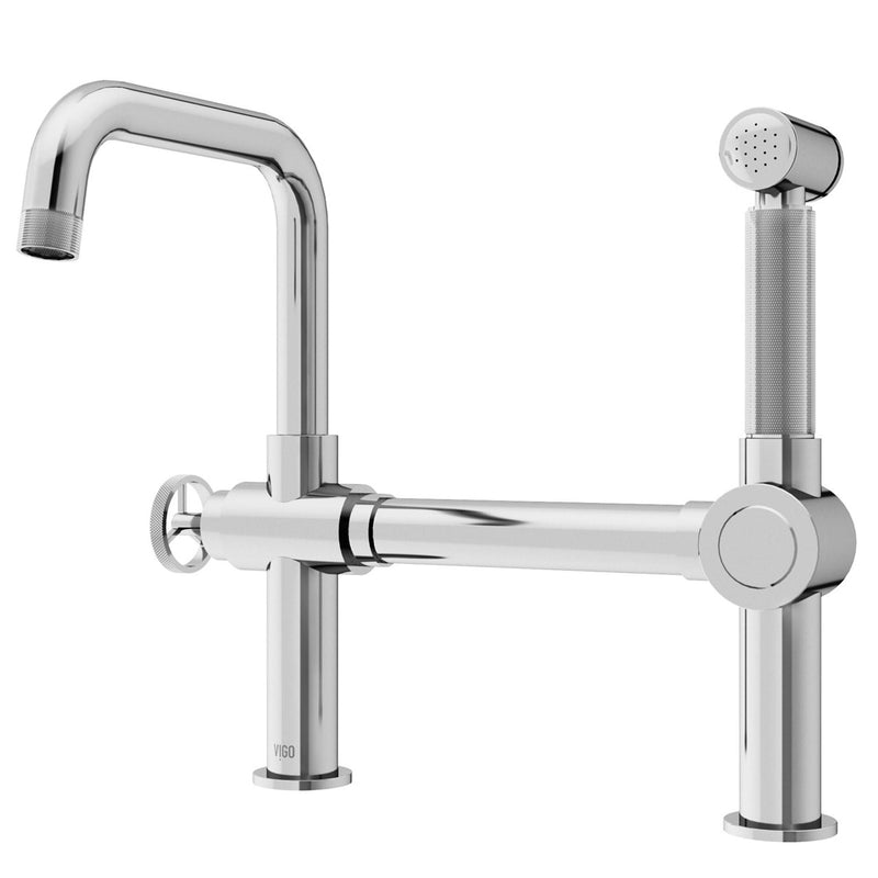 VIGO Cass Bridge Kitchen Faucet Q6