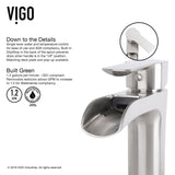 VIGO Glass Simply Silver Bathroom Sink/Basin Set with Niko Faucet and Round Vessel