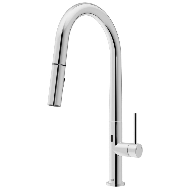 VIGO Greenwich 18-in Touchless Kitchen Faucet, Various Finishes V8
