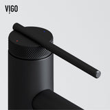 VIGO Marigold MatteStone Matte White Bathroom Sink/Basin Set with Sterling Faucet and Rectangular Composite Vessel