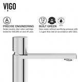 VIGO Starr Glass MatteStone White Bathroom Sink/Basin Set with Gotham Faucet and Rectangular Composite Vessel