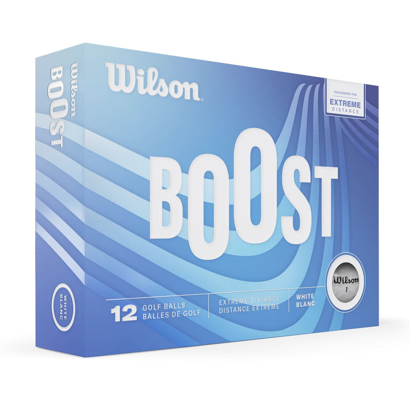 Wilson Boost Golf Ball, Extreme Distance, 12-pk, White C7