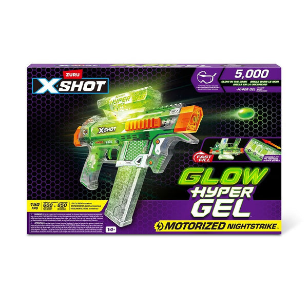 X-Shot Hyper Gel Glow In The Dark NightStrike Blaster Z2