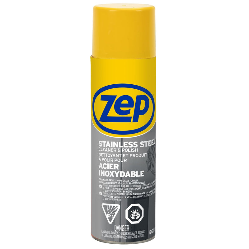 Zep Stainless Steel Cleaner and Polish Spray, 414-mL H7